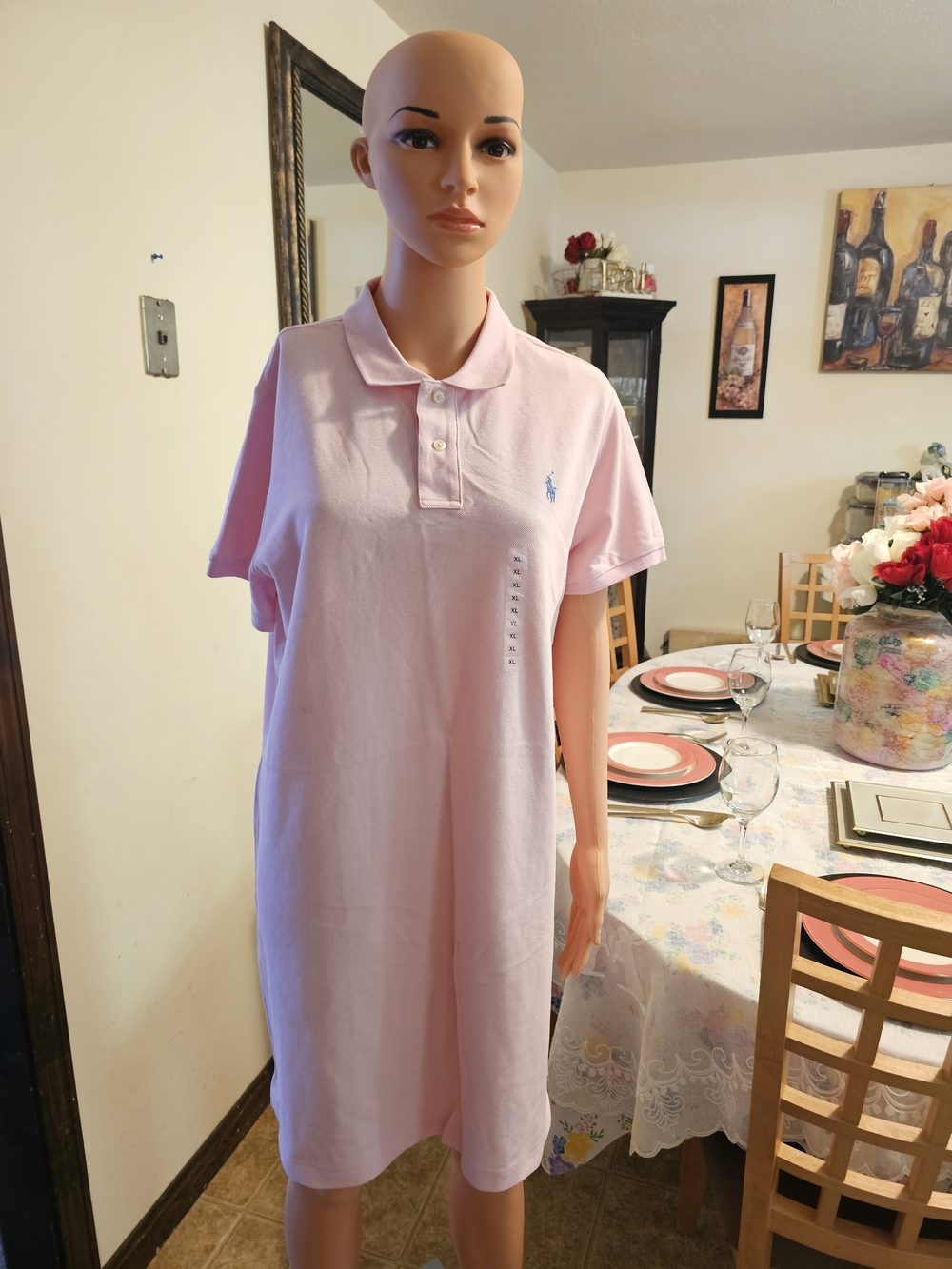 Ralph Lauren Pink Polo Shirt Dress. Original Price $148 . Can Fit M/L